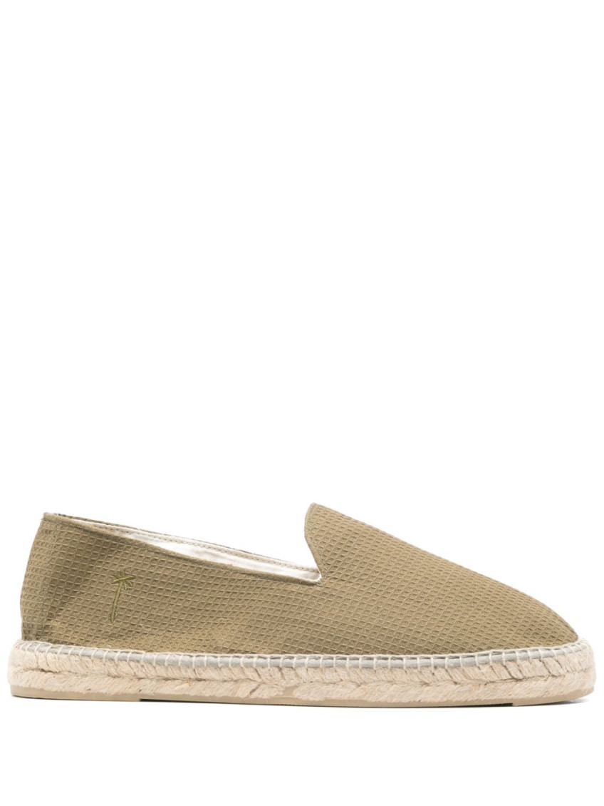 Manebi Sydney Textured Fabric Round Toe Espadrilles