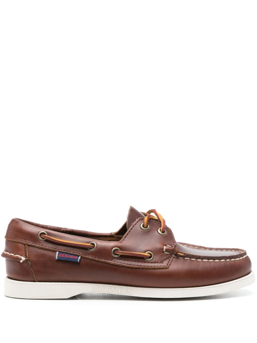 Sebago Brown Leather Loafers
