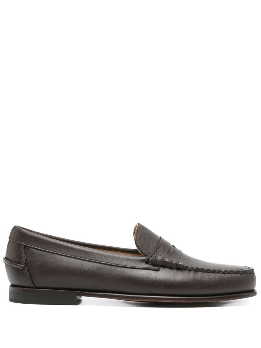 Sebago Brown Leather Loafers