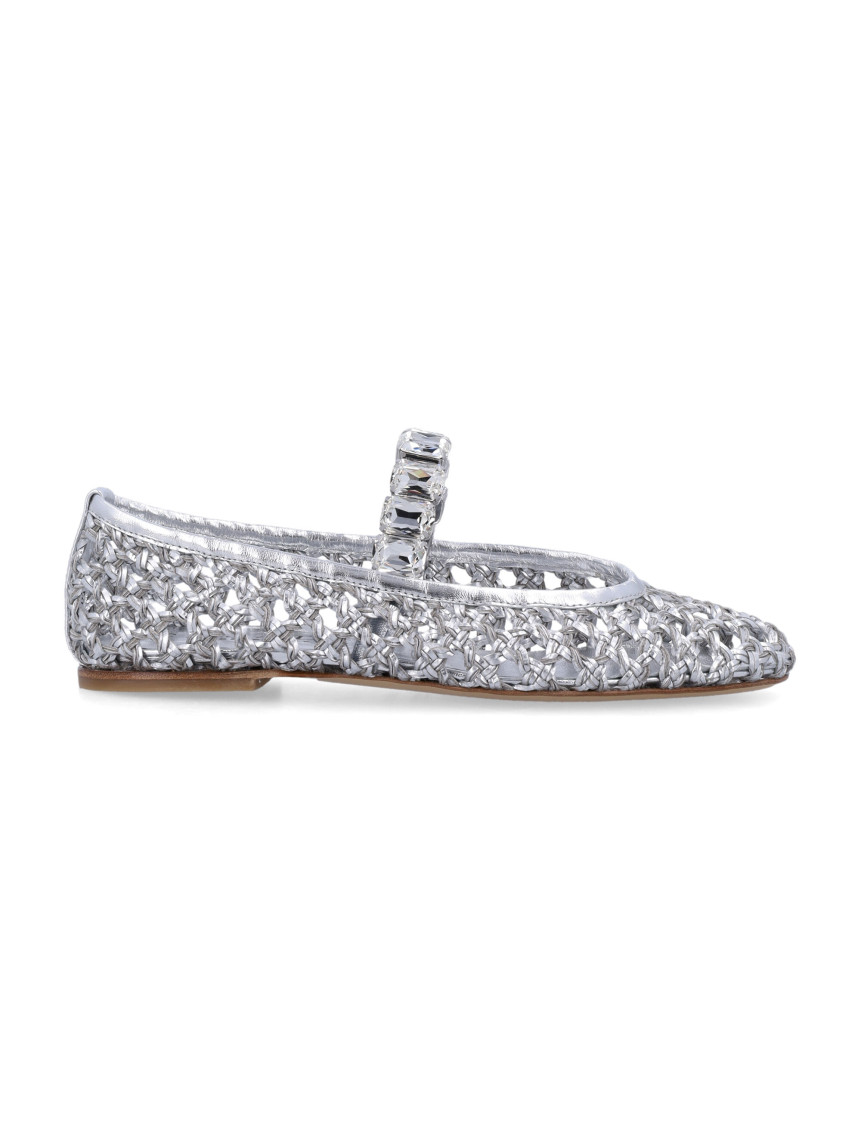 Casadei Lace-up Shoes With Embellished Round Toe