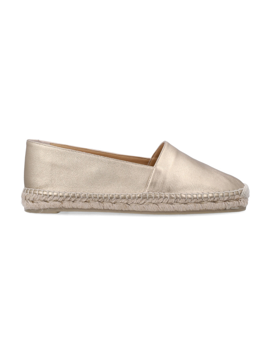 Castaã±er Square-toe Flats In Brown