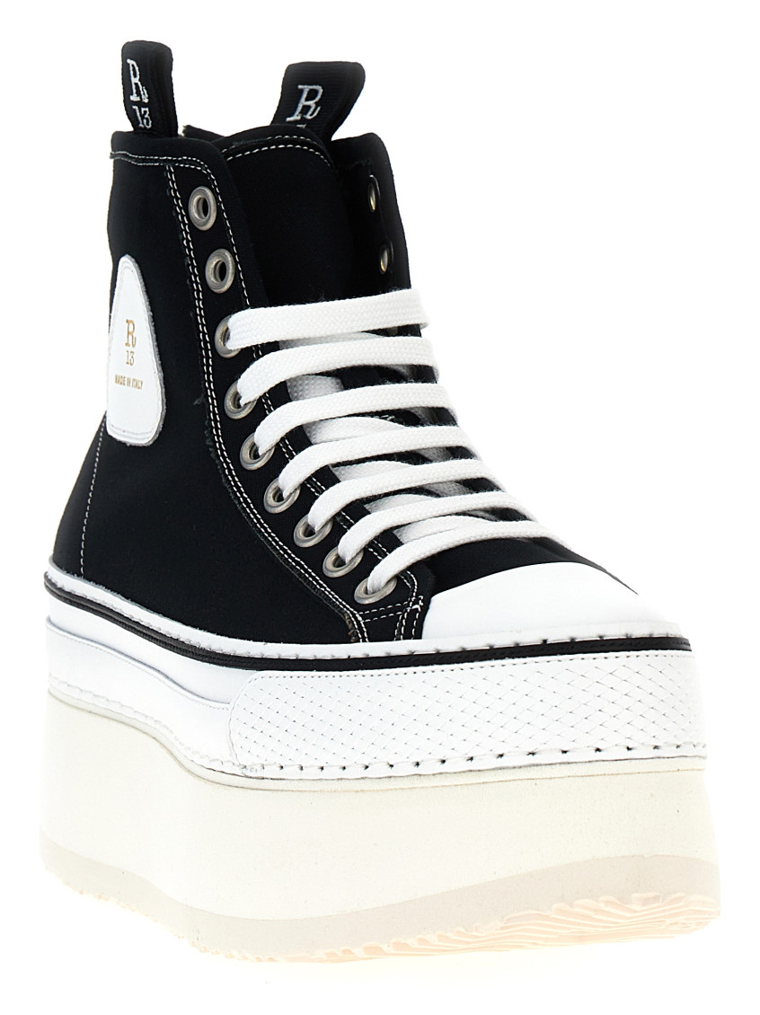 【関税込み】R13 ブラック Courtney スニーカー R13 BlackWhite Courtney Sneakers for Women Online USA at