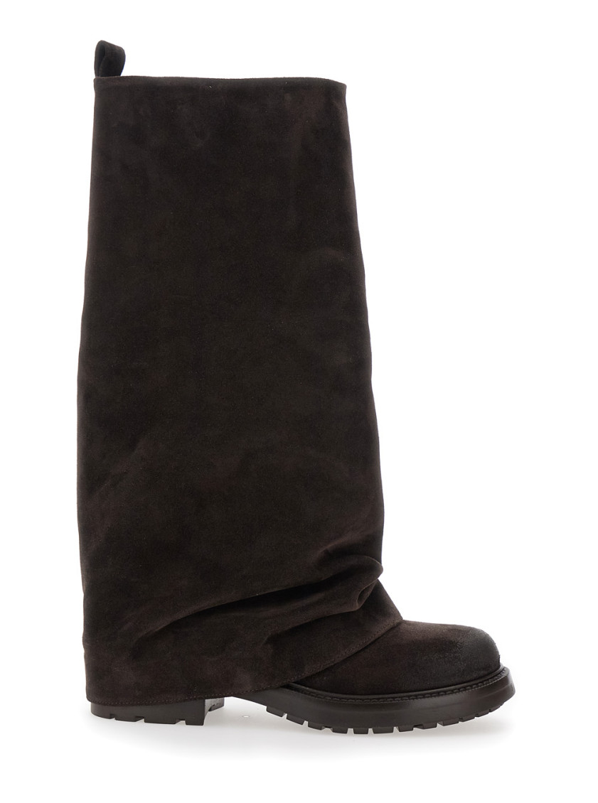 Strategia Brown Suede Boots