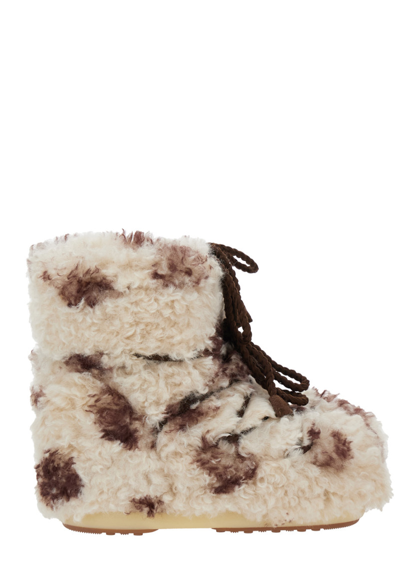 Moon Boot Beige Icon Snow Boots In Sand