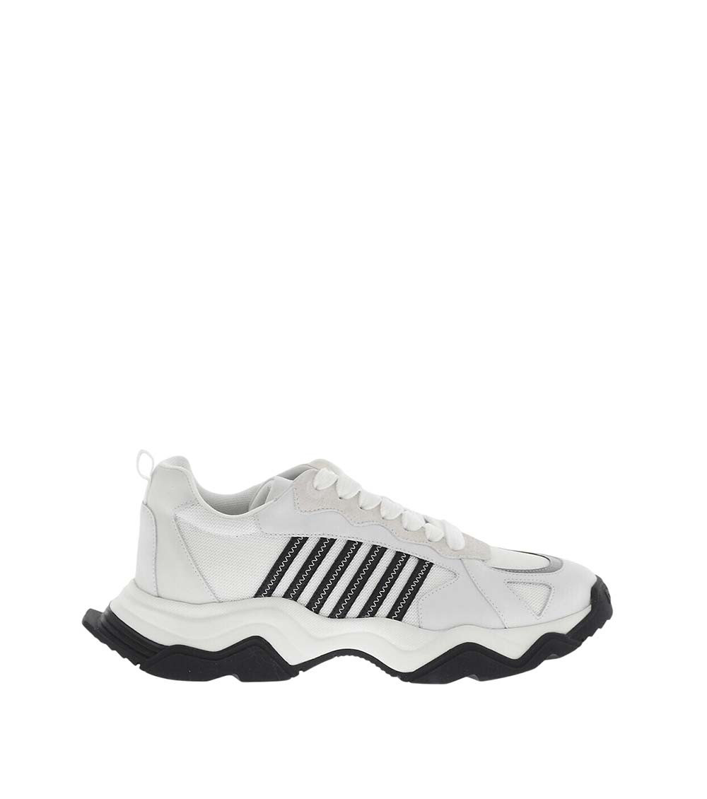 Dsquared2 White Low-Top Sneakers for Men Online USA at Darveys.com