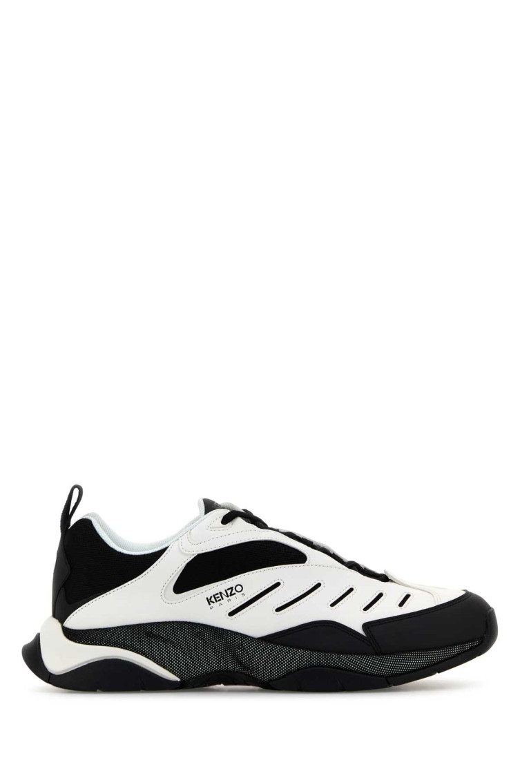 Kenzo White Two tone X Trainer Sneakers for Men Online USA at Darveys