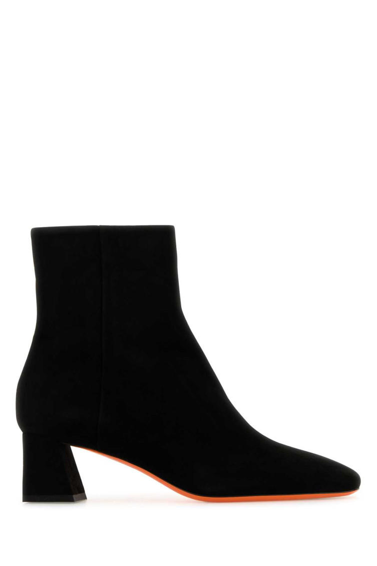 Shop Santoni Black Marta Ankle Boots