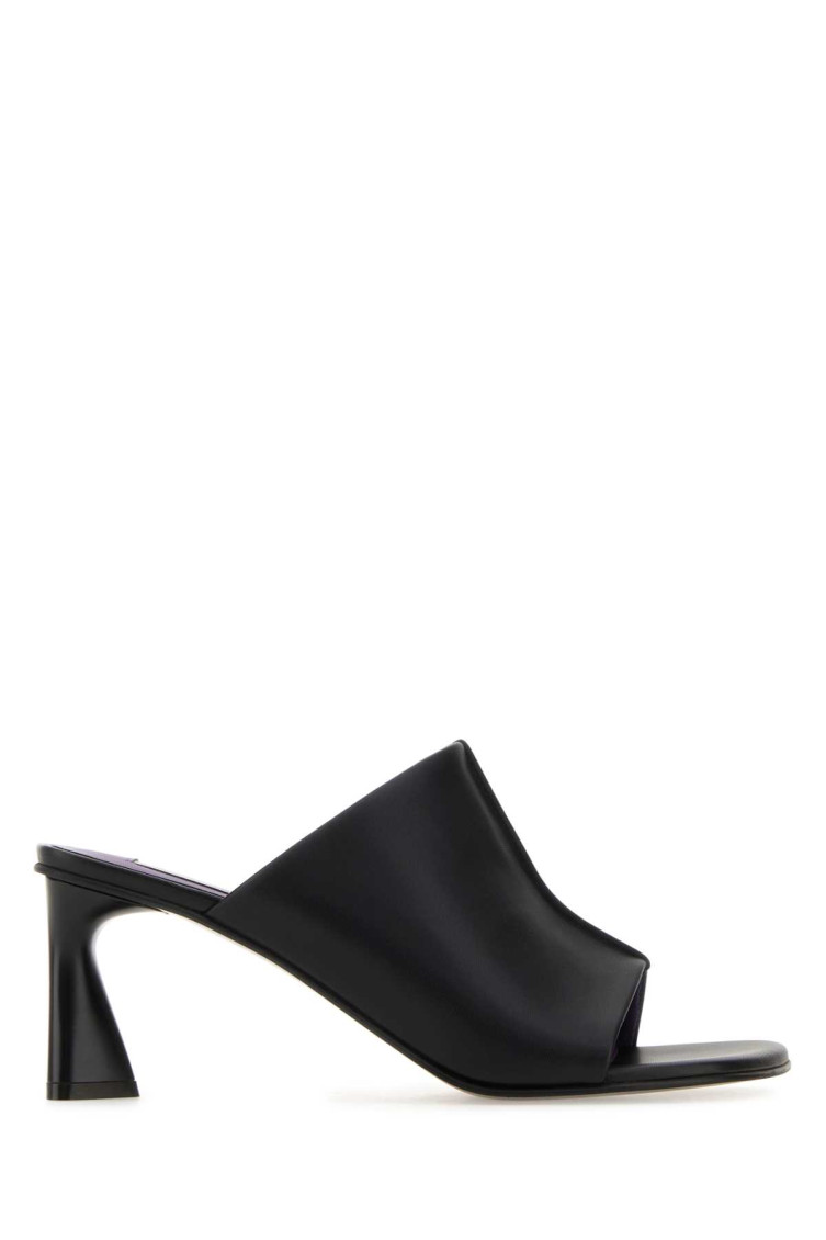 Shop Stella Mccartney Black Slip On Heels