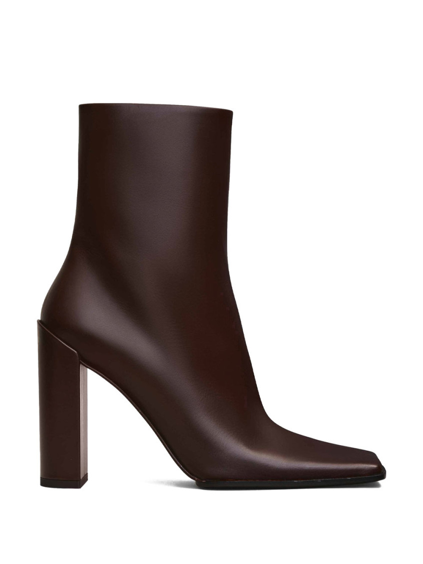 Alaïa Chocolate Brown Ankle Boots