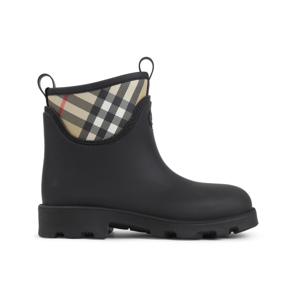 Burberry Black Ankle Boots In Black