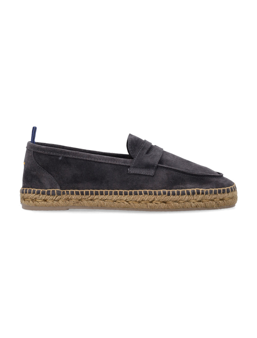Castaã±er Castaner Suede Slip-on Shoes With Jute-wrapped Sole