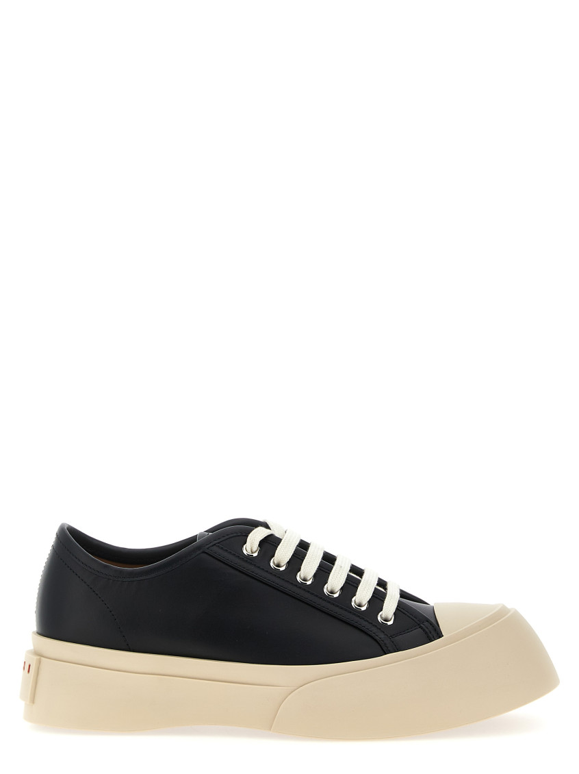 Marni Pablo Leather Flatform Sneakers
