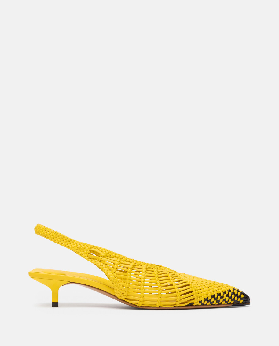 Jacquemus Cubisto Banane Pointed Toe Slingback Pump