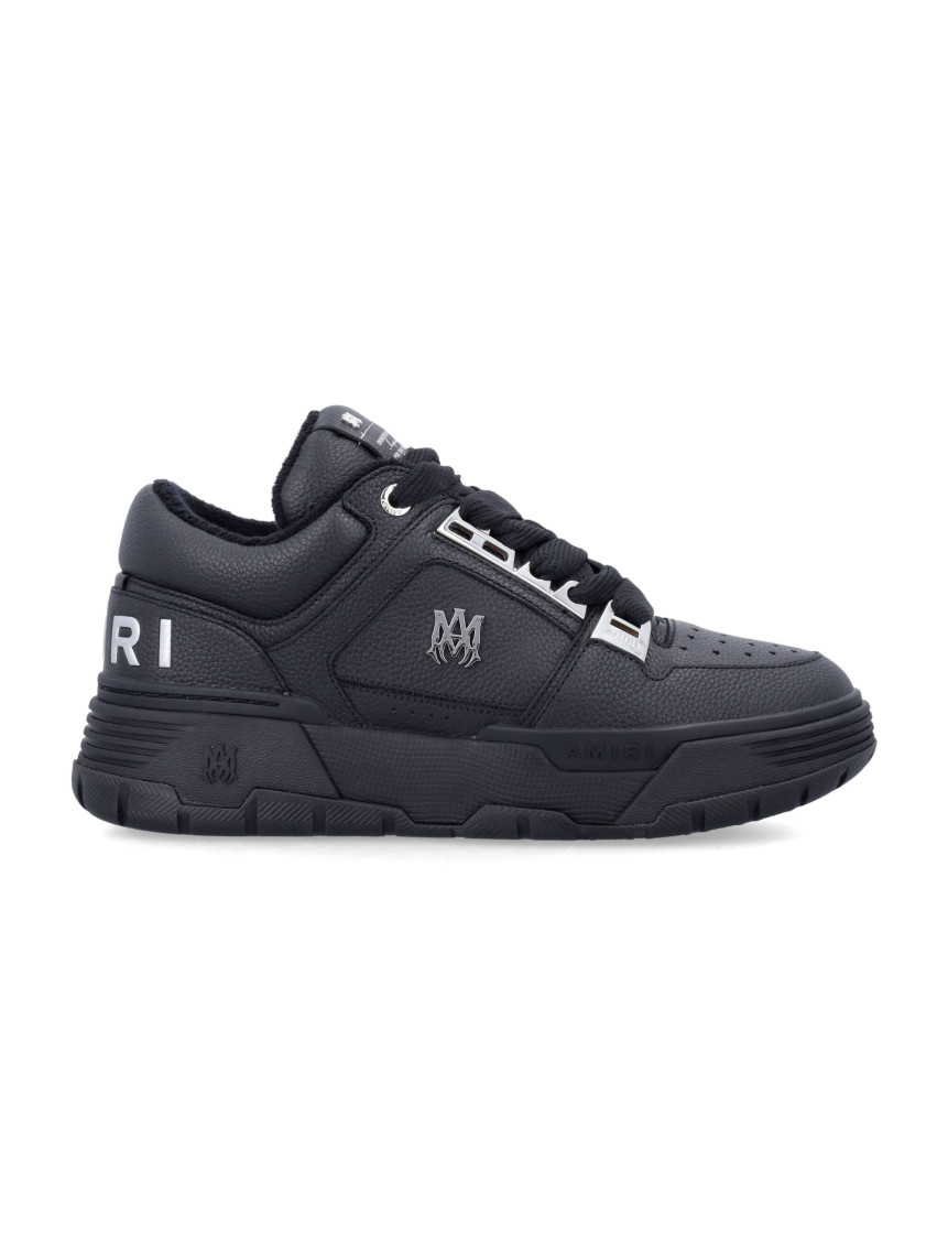 Amiri Black Sneakers With Logo Patch On The Side And Logo Lettering On The Rear In Leather Man In Multi