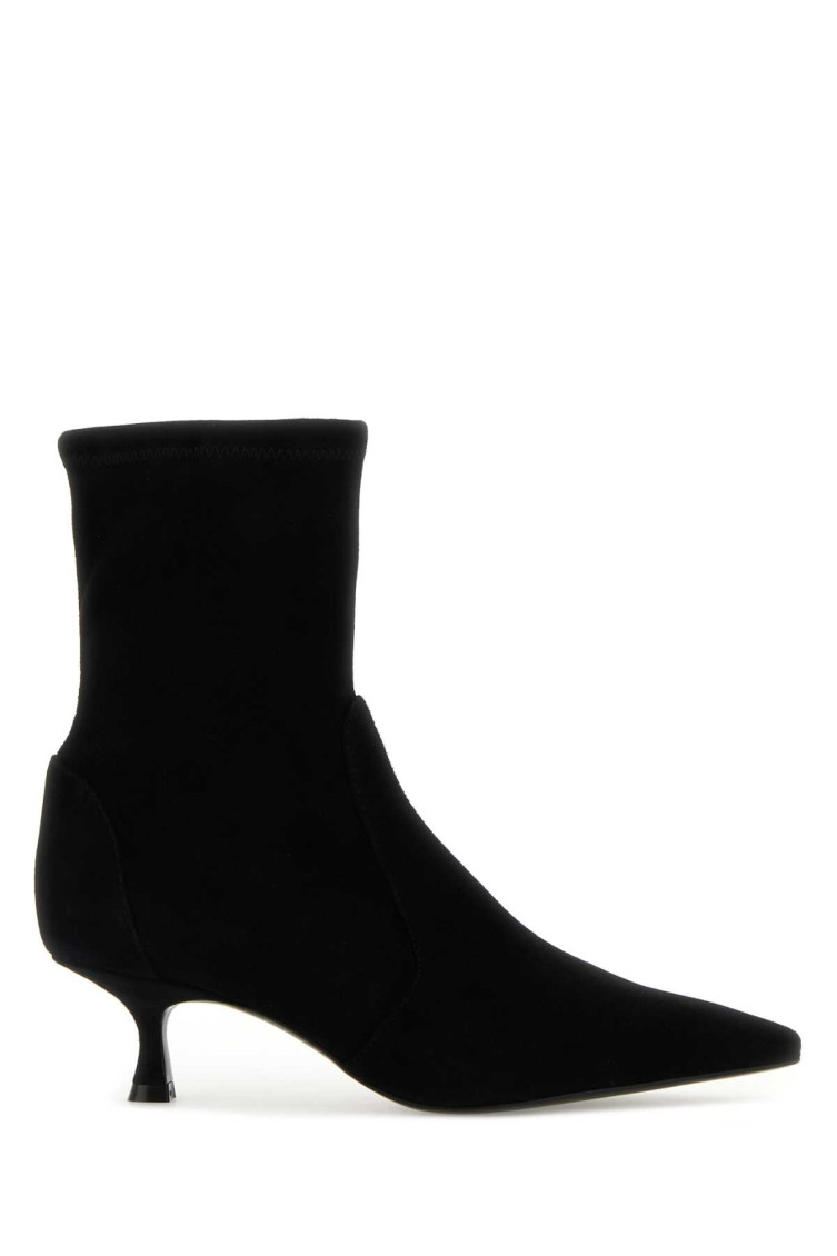 Stuart Weitzman Naomi Stretch Suede Ankle Booties In Multi