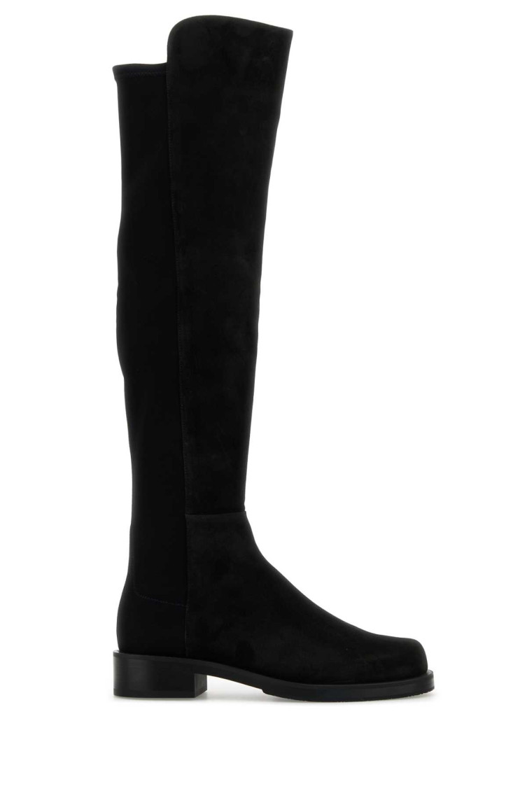 Stuart Weitzman Black Suede Boots