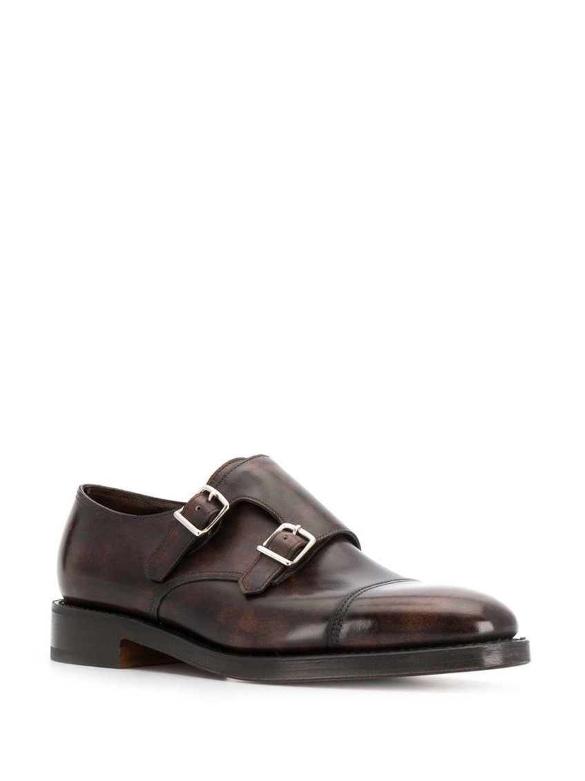 John Lobb Dark Brown Monk Dress Shoes for Men Online India at