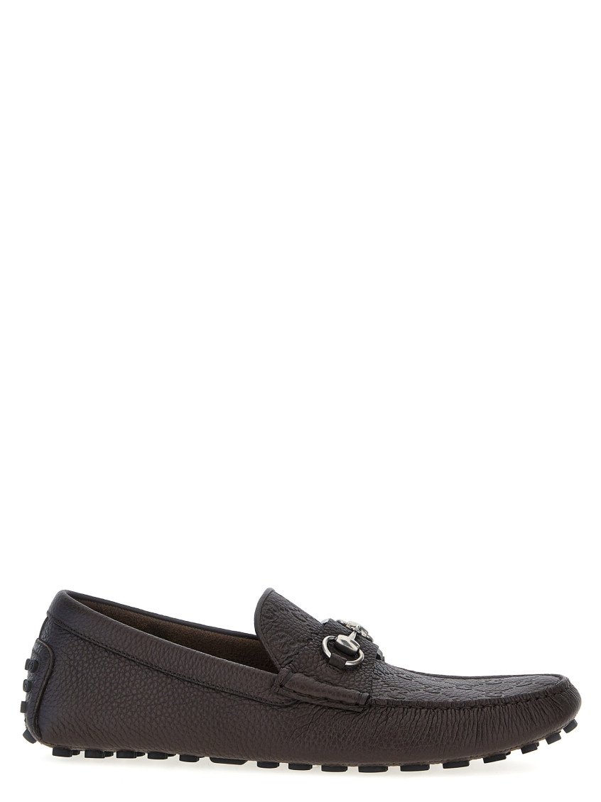 Gucci Clove Loafers In Brown