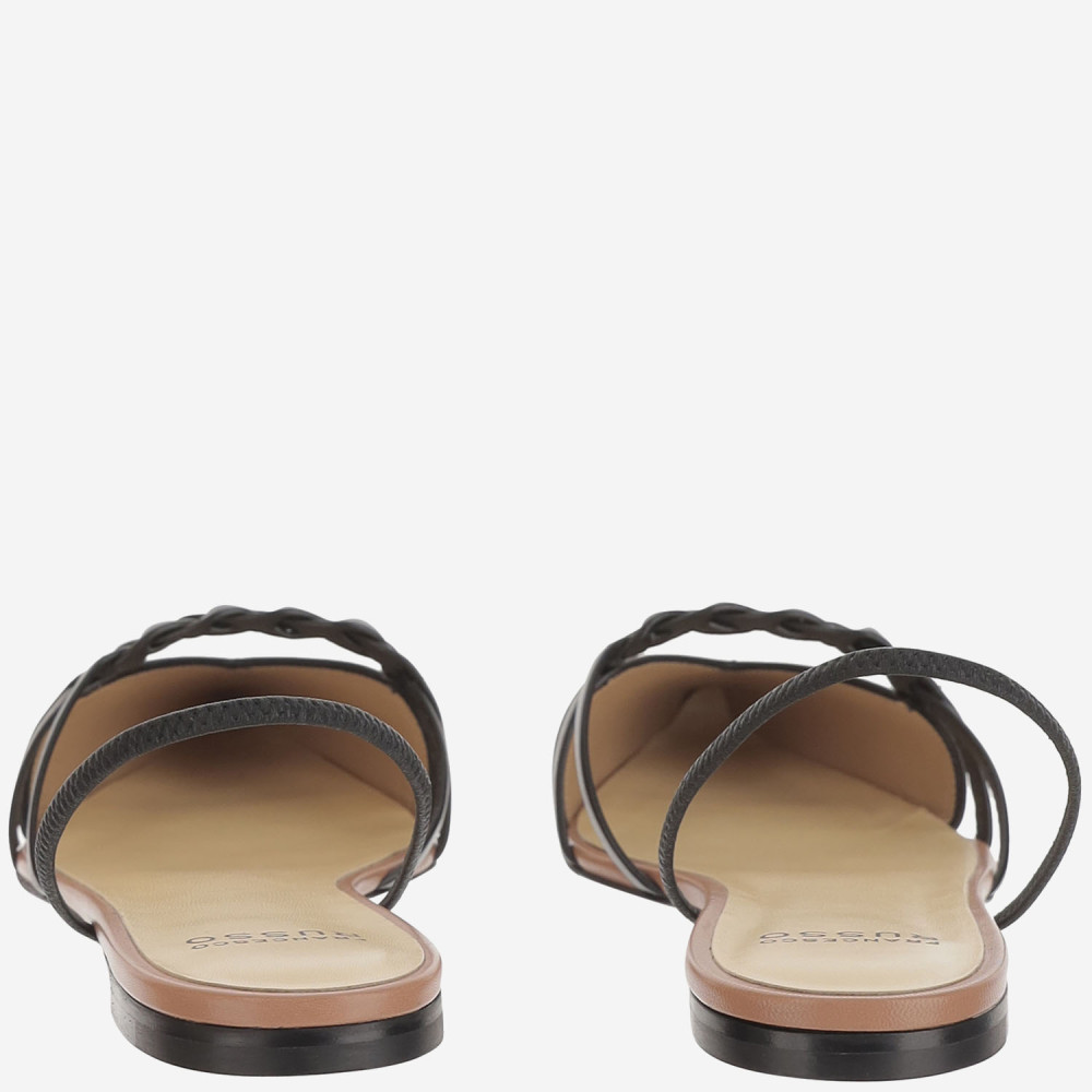 サンダル・ミュール FRANCESCO RUSSO Women Sandals R1P986N200 300 BLACK FRANCESCO RUSSO Women Sandals R1P986N200 300 BLACK