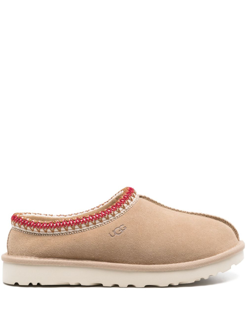 Shop Ugg Beige Tasman Slides
