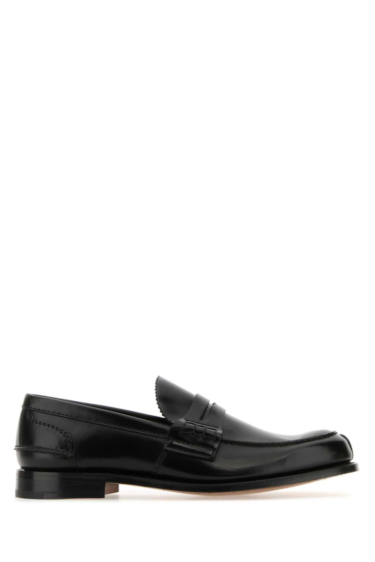 Church's Gateshead Leather Loafers In Black