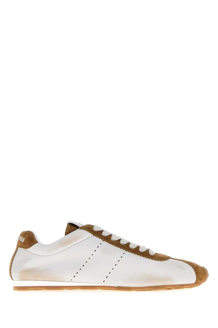 Miu Miu Gymnasium Sneakers In White