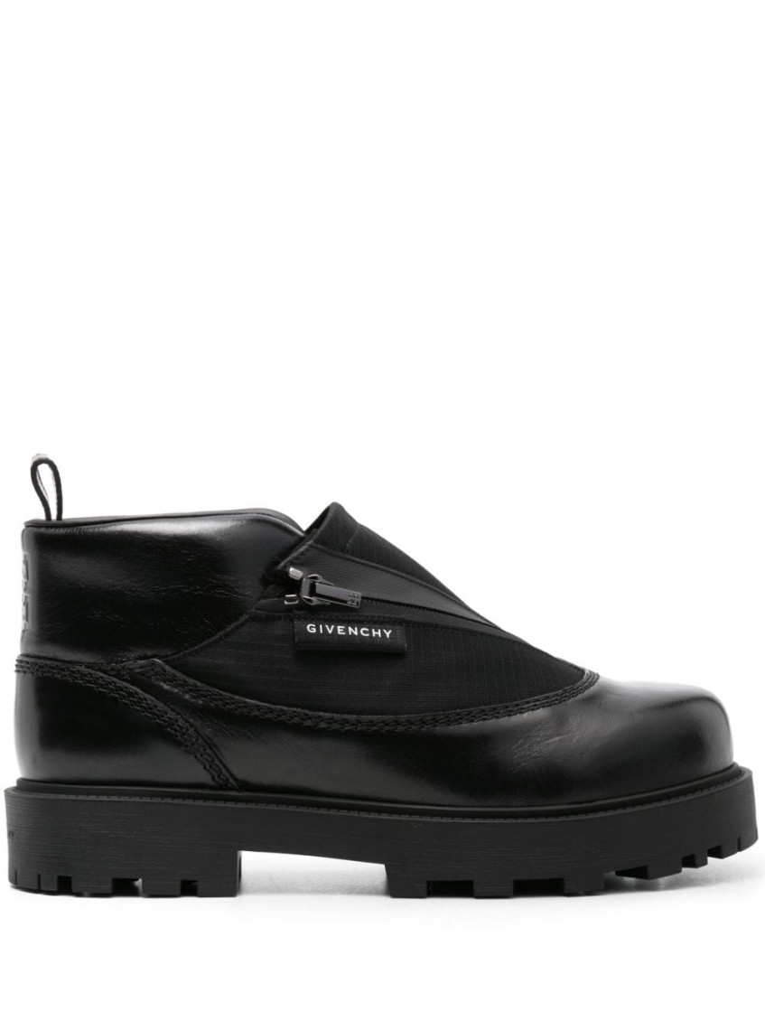 Givenchy Workboot Mid-tech In Black