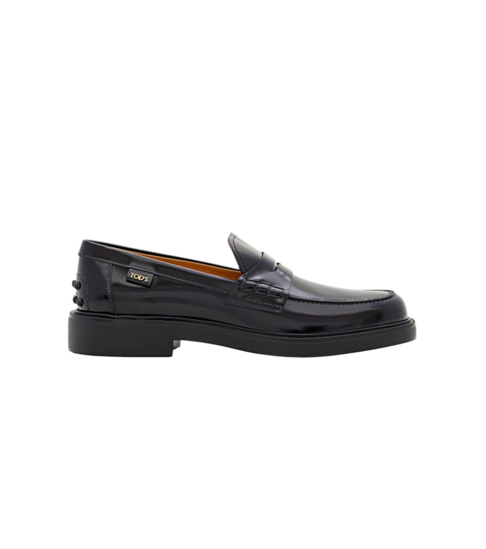Tod's Gradient-effect Loafers In Black