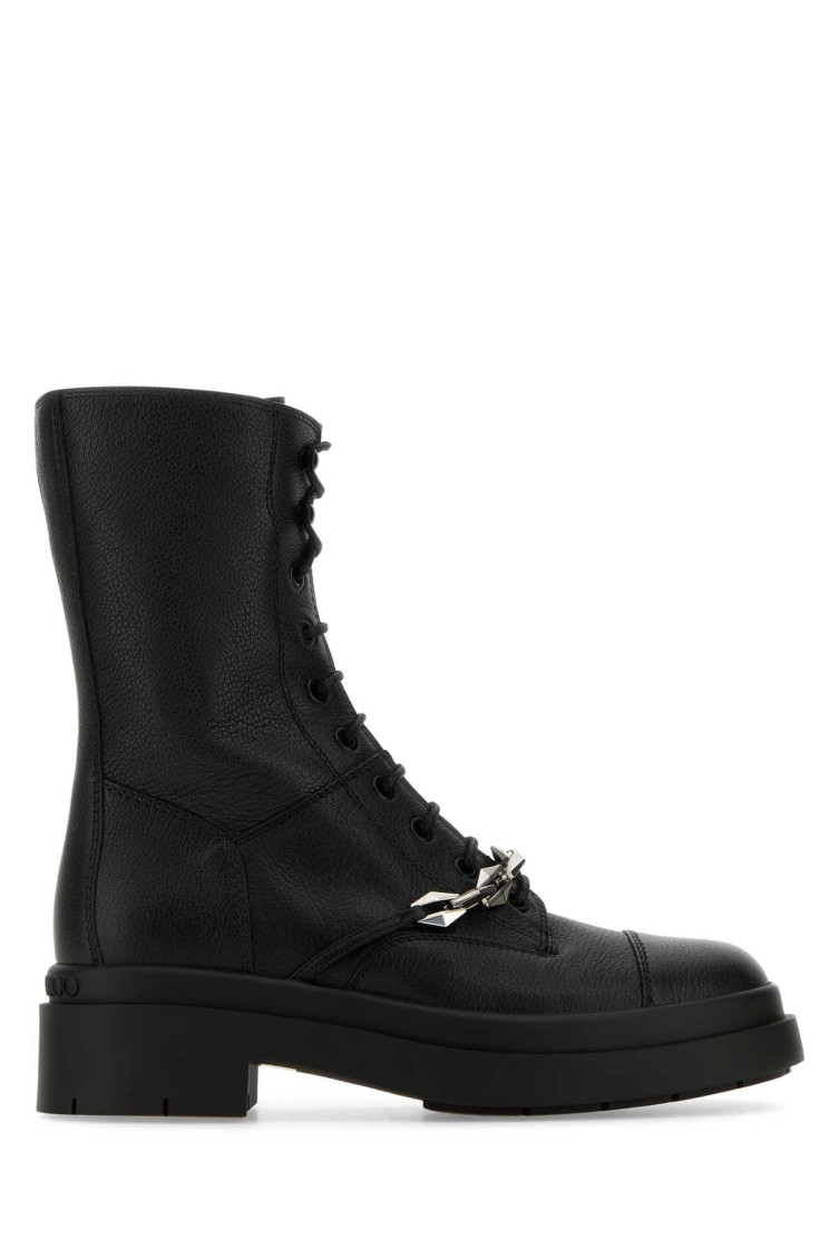 Shop Jimmy Choo Black Nari Ankle Boots
