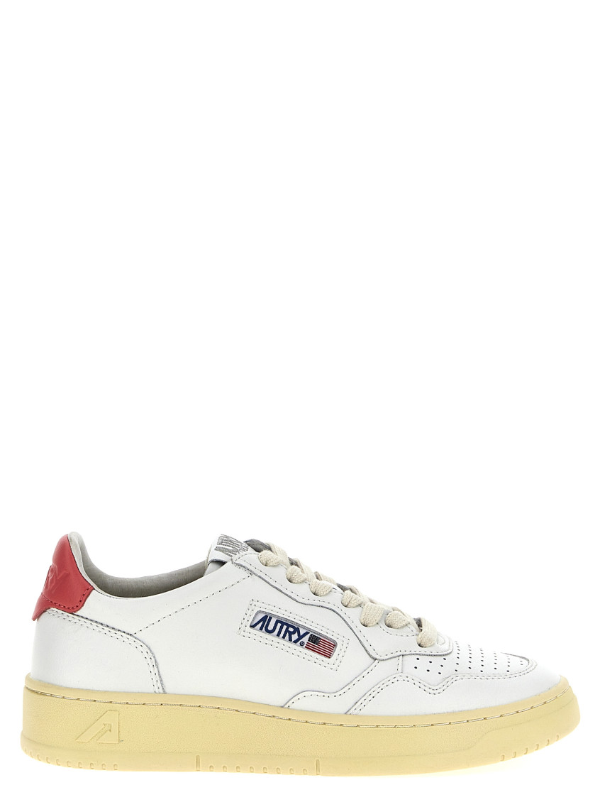 Autry Medalist Leather Low-top Sneakers In Multi