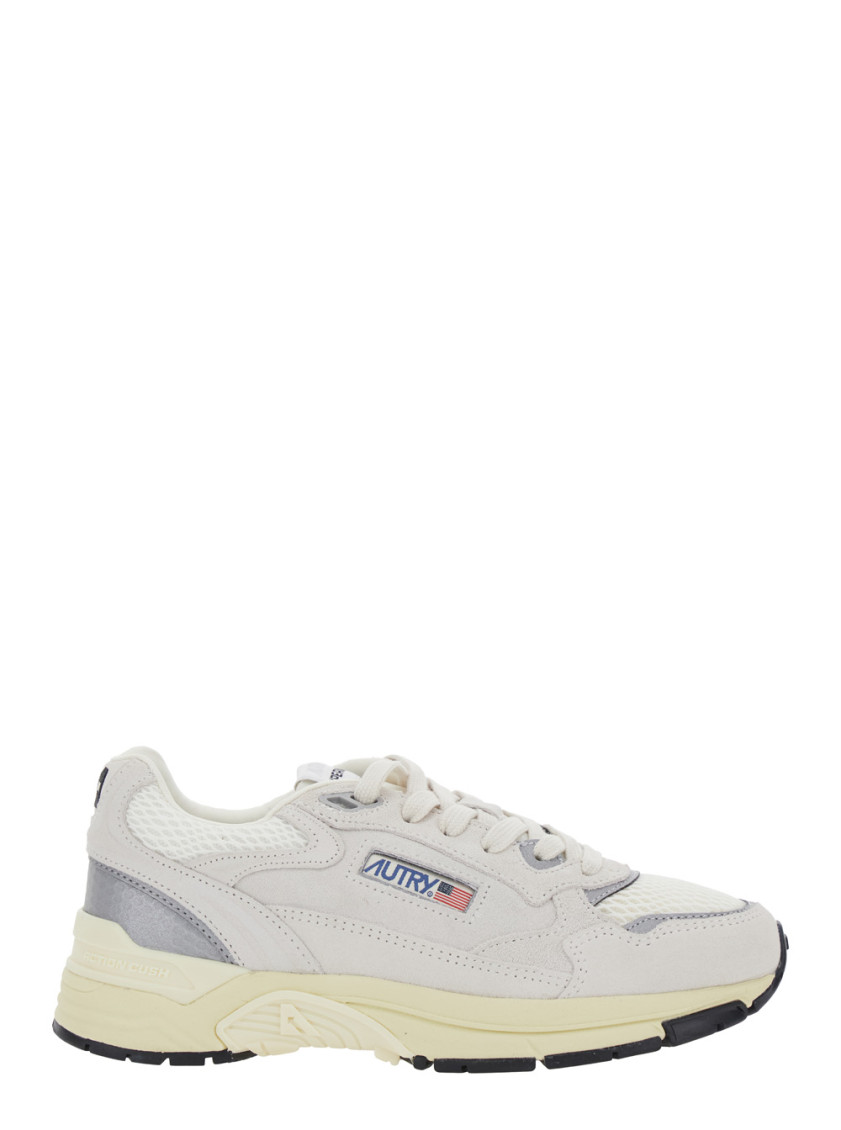 Autry White Hyperway Low-top Sneakers In White