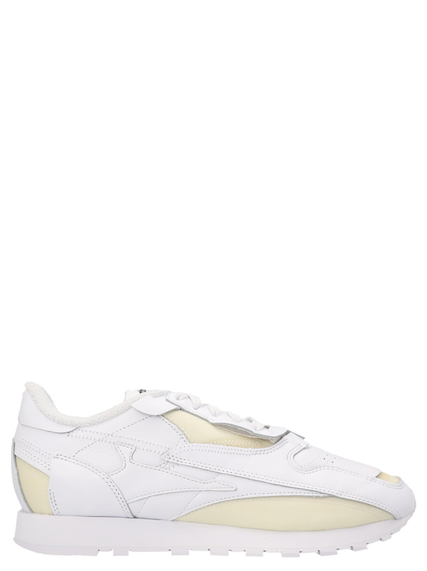 Maison Margiela X Reebok Memory Of Low-top Sneakers In White Leather In White