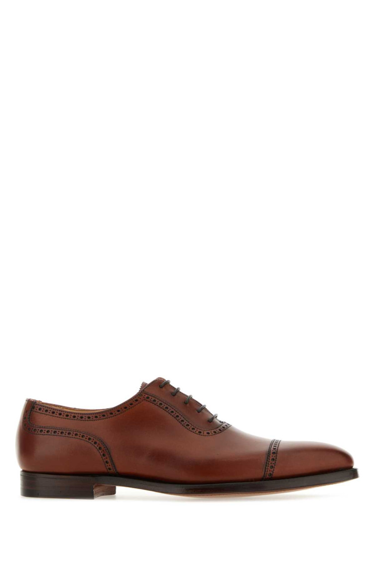 CROCKETT & JONES BROWN WESTBOURNE LACE-UP SHOES