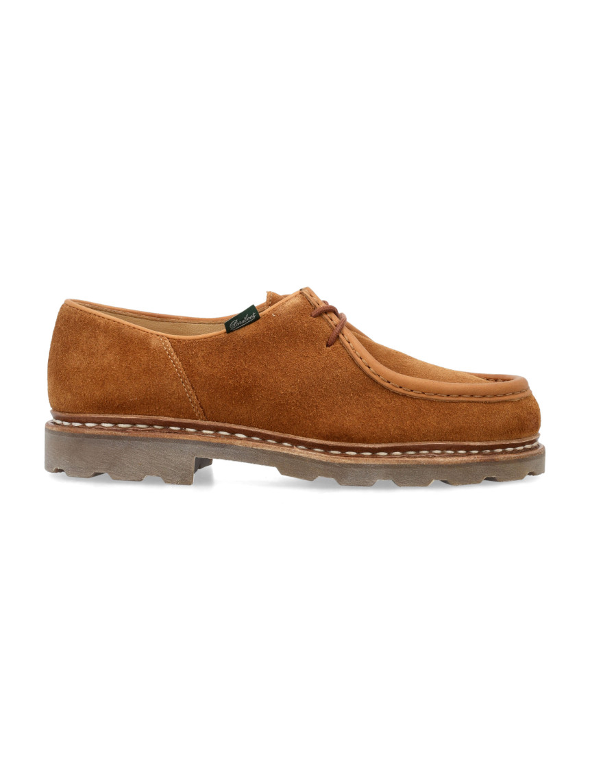 Paraboot Michael Suede Derby Shoes In Brown In Brown