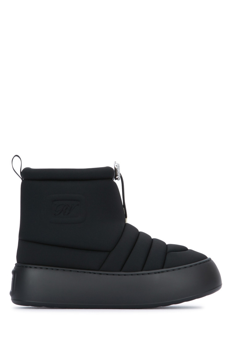 Roger Vivier Women Viv Winter Puffy Bootie In Black