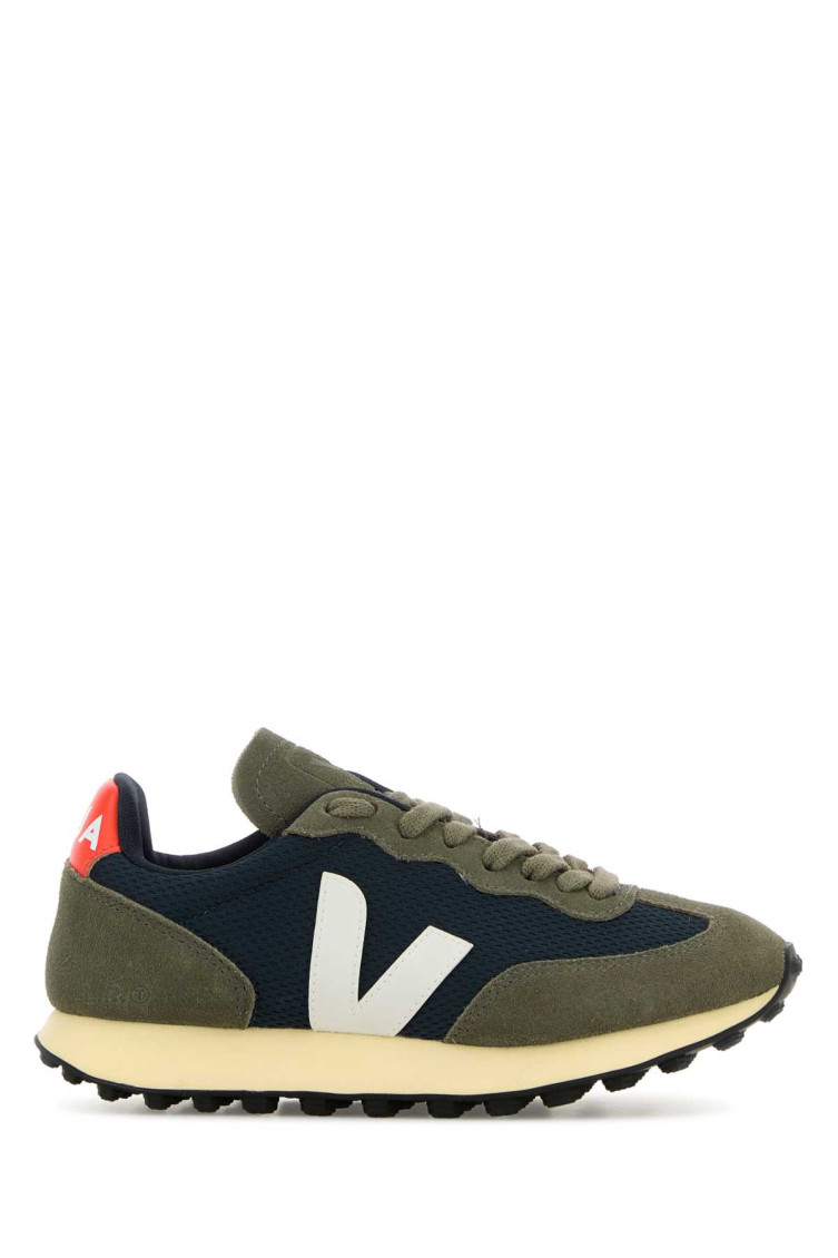 Shop Veja Multicolor Logo Sneakers