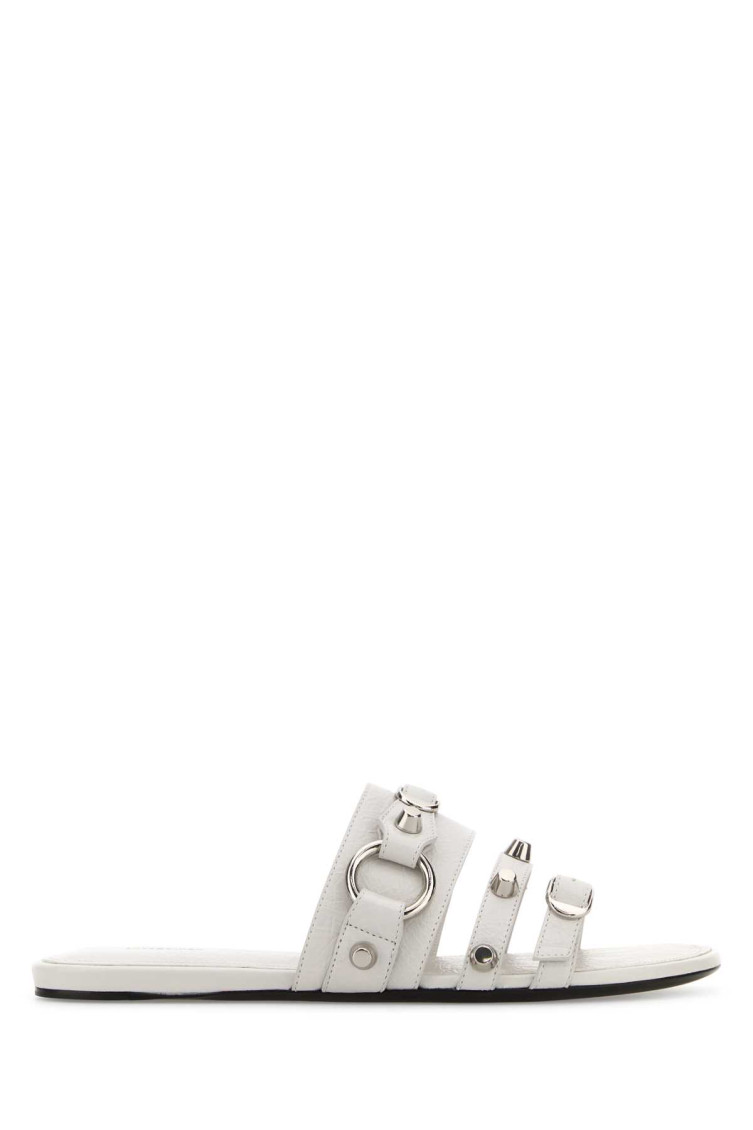 Balenciaga City Studded-strap Slide Sandals