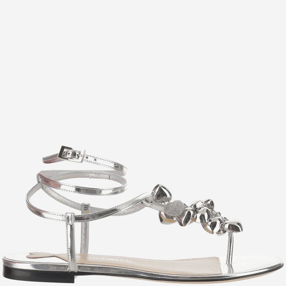 Mach&mach Sandal With Metallic Decoration