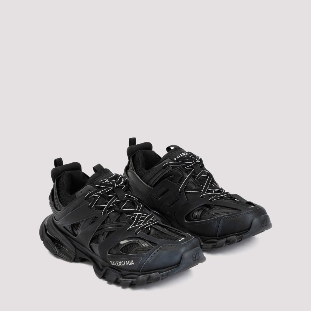 Balenciaga Black Lace Up Sneakers for Men Online India at Darveys.com