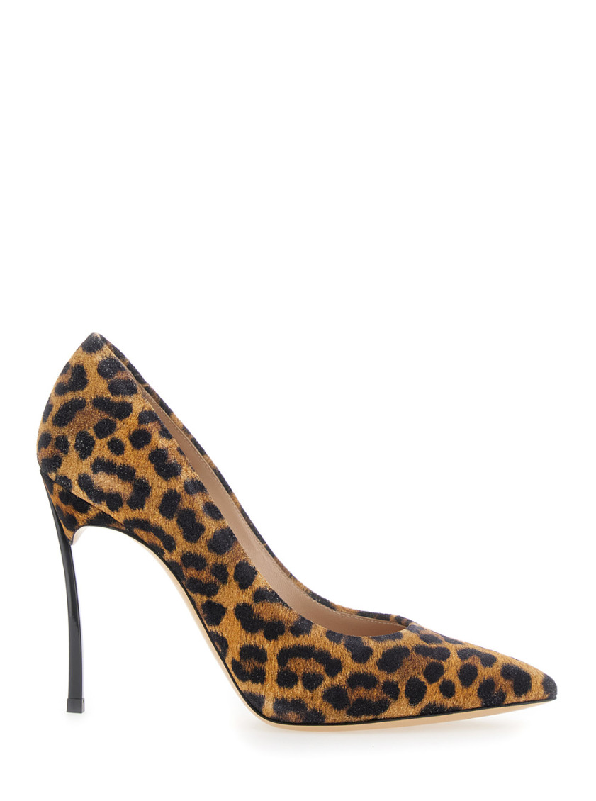 Casadei Leopard Print Slip-on Pumps In Animal Print
