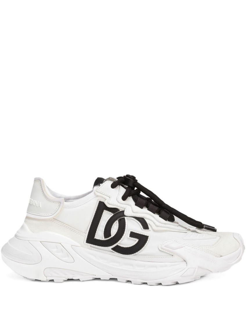 Dolce & Gabbana Day Faster Viscose Fabric Sneakers In Pattern
