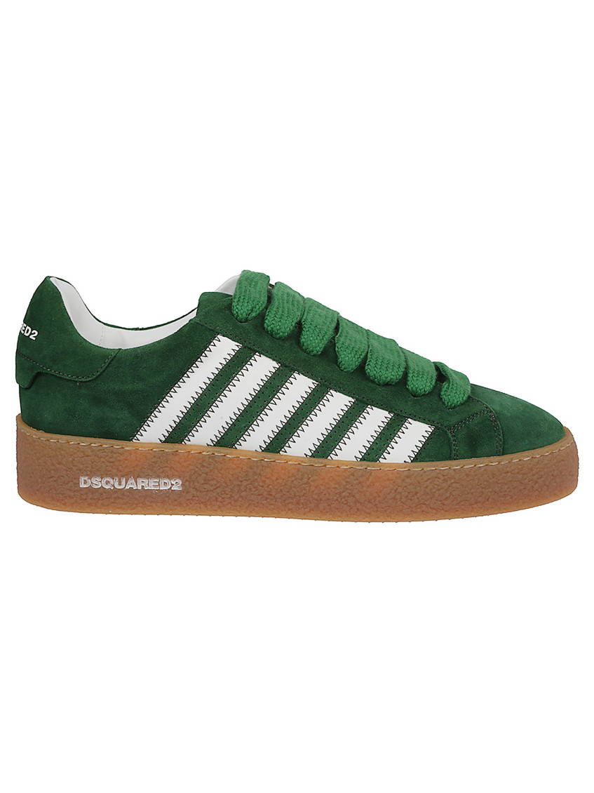 Dsquared2 Green Boxer Sneakers In Green