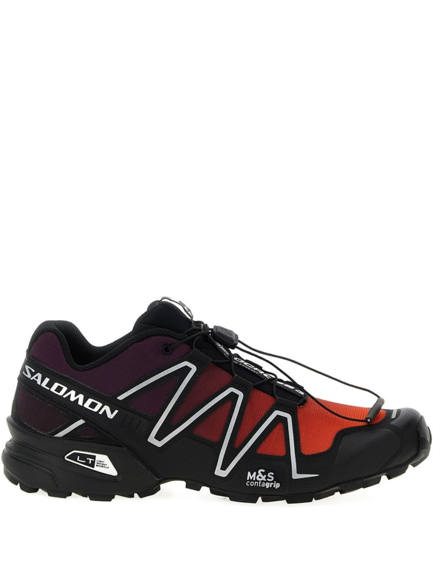 Salomon Speedcross 3 Sneaker With Quicklace System And Cushioned Sole In Black