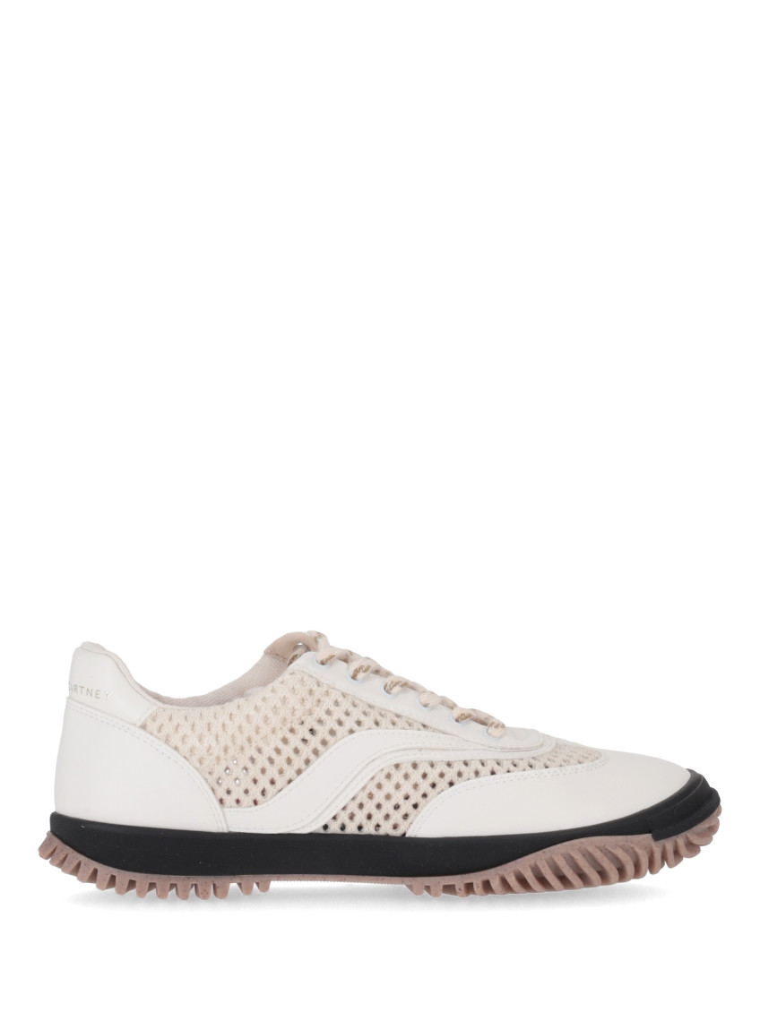 Stella Mccartney S-wave Sport Alter Mat And Mesh Sneakers White In White