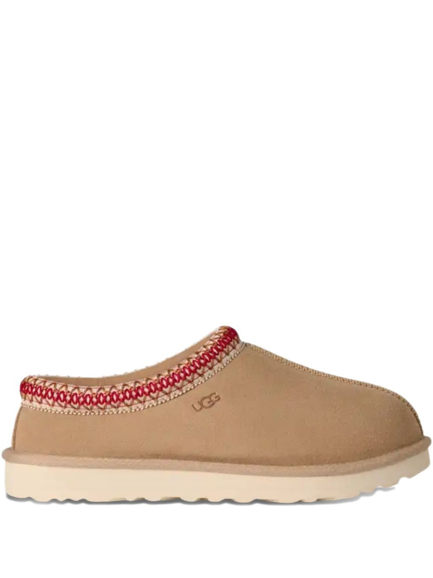Ugg Tasman Ii Braided-trim Sheepskin Slippers In Sand