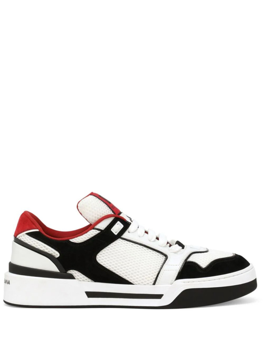 Dolce & Gabbana Modern Low-top Sneakers Contrasting Panels In Black