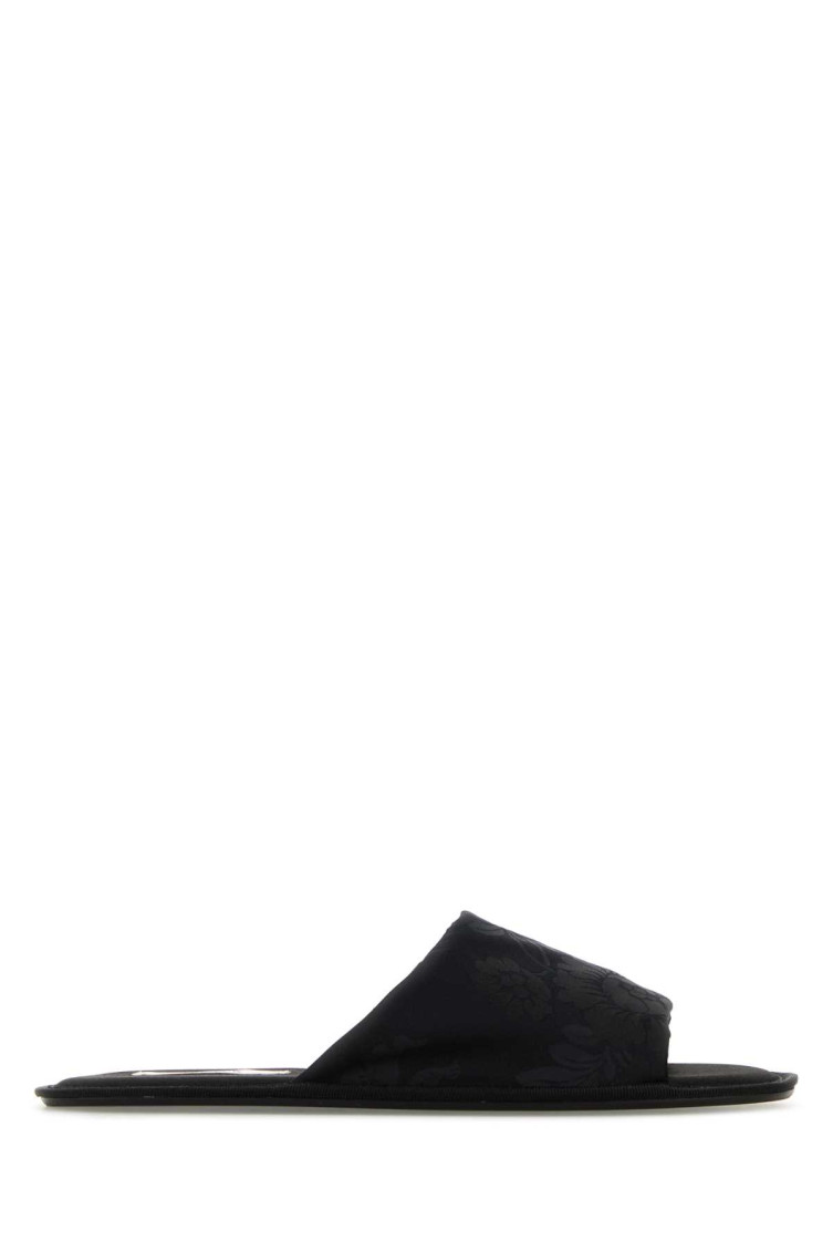 Shop The Row Black Frances Slippers