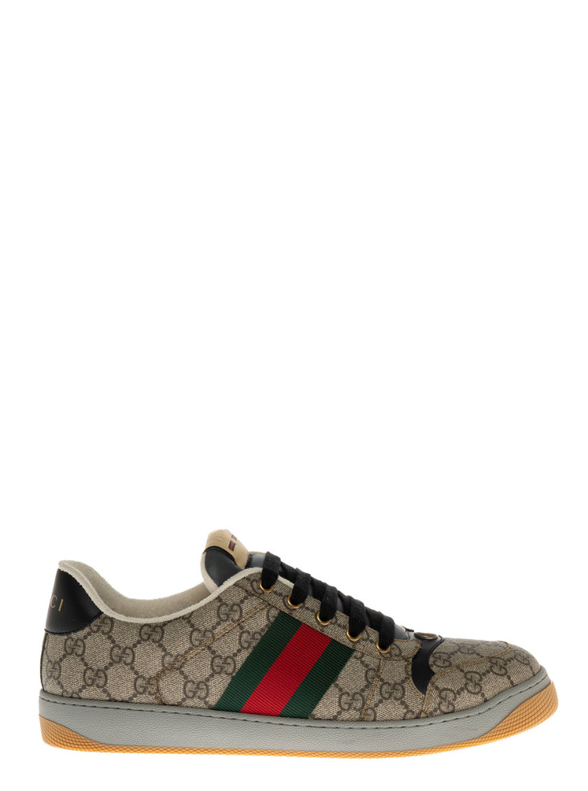 Gucci Gg Supreme Fabric Screener Sneakers In Multi