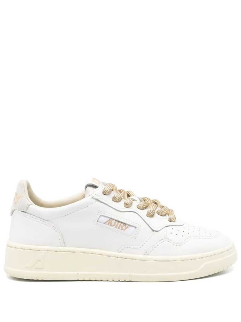 Autry White Lace Up Sneakers