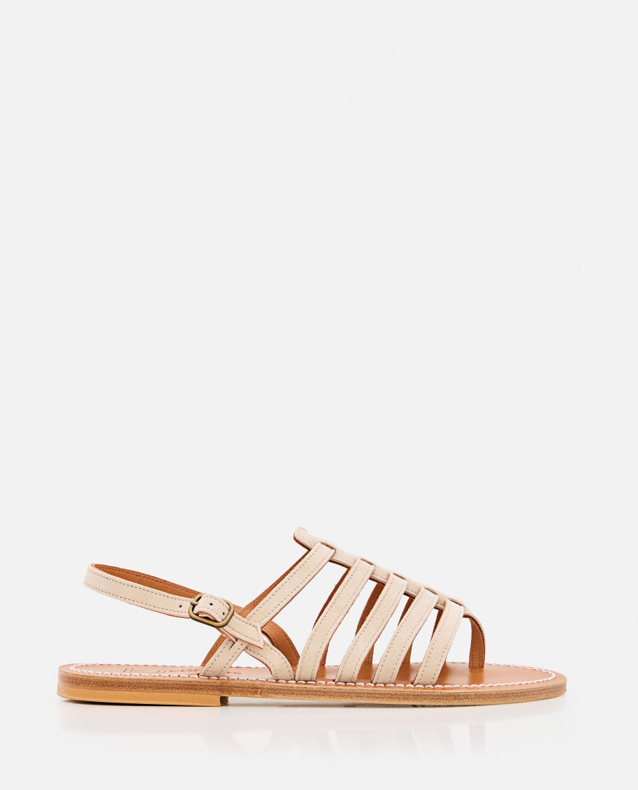 Kjacques K.jacques Homere Leather Flat Sandals